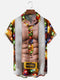 Men's Christmas Funny Graphic Short Sleeve Hawaiian Shirt